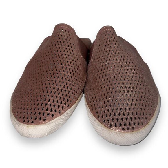 Frye Melanie Perf Slip-on Mules Rose Gold 3479198-RSG Women's 8.5M - Picture 3 of 10